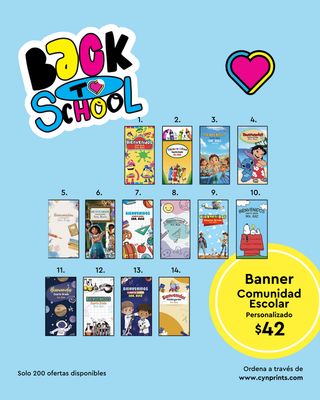 Banner exclusivo Comunidad Escolar Personalizado