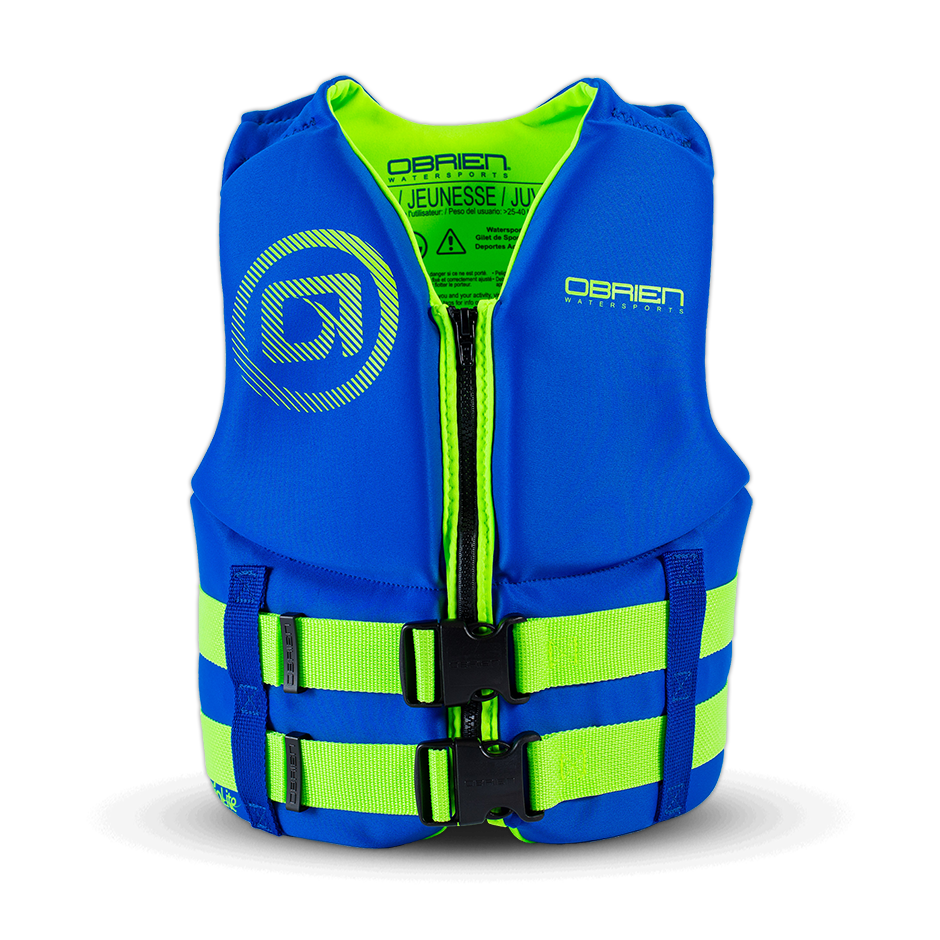Youth Traditional Neoprene Vest Blue Youth Traditional Neoprene Vest Blue