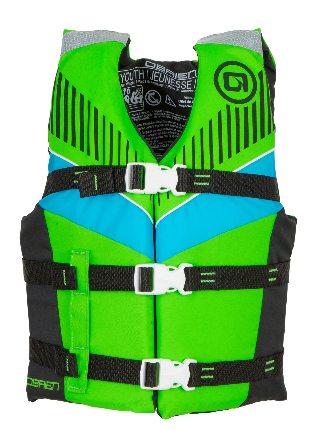 Youth Nylon Vest Green Youth Nylon Vest Green