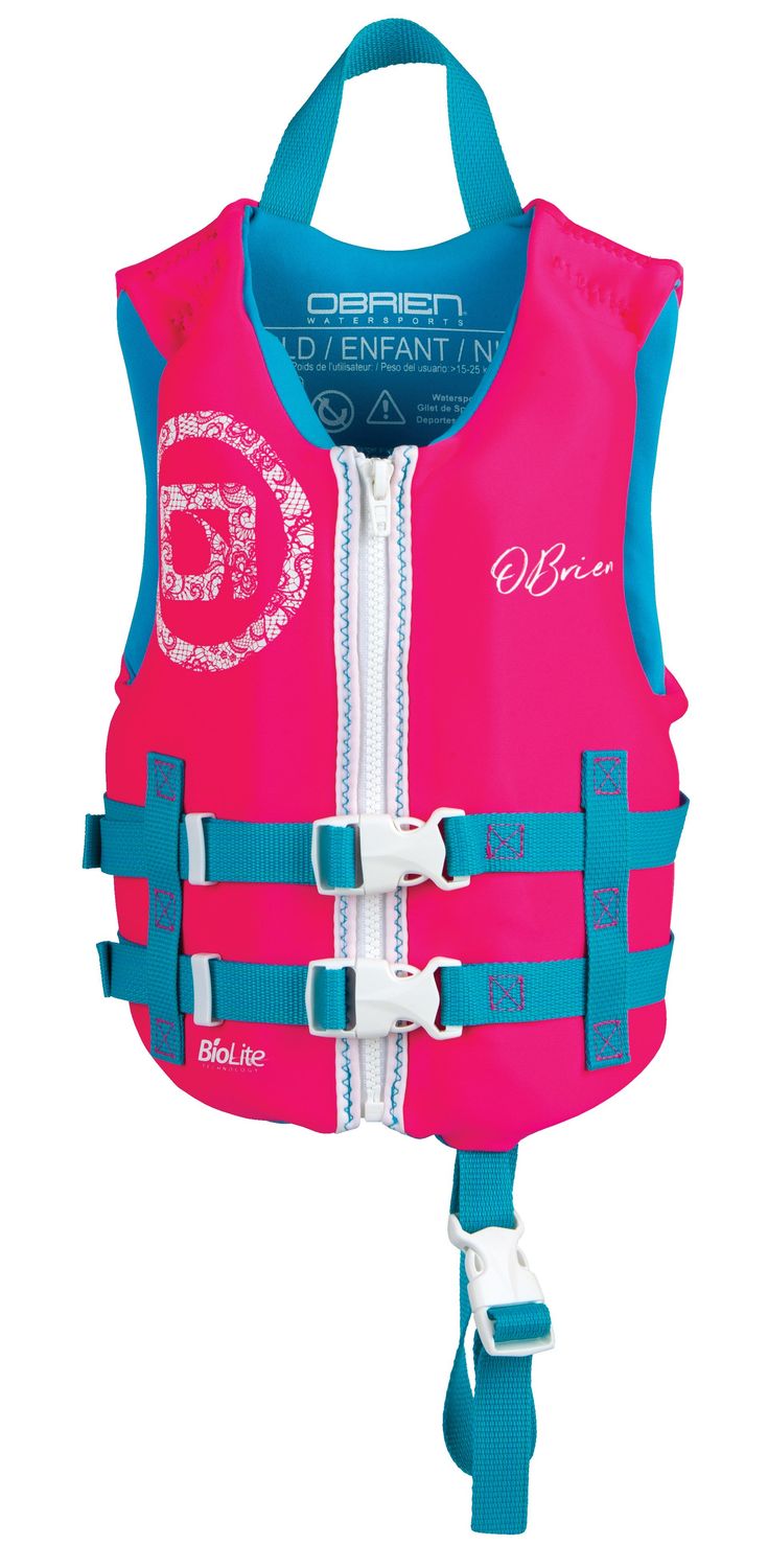 Child Traditional Neoprene Vest Pink Child Traditional Neoprene Vest Pink