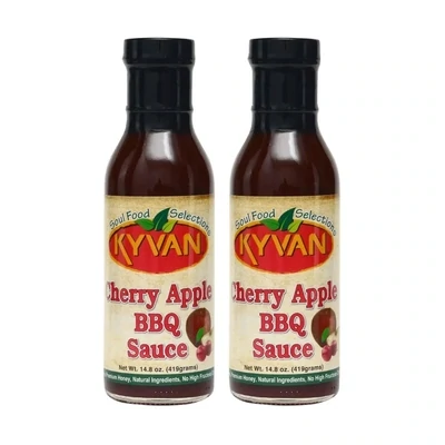 KYVAN Cherry Apple BBQ Sauce - 2 Pack
