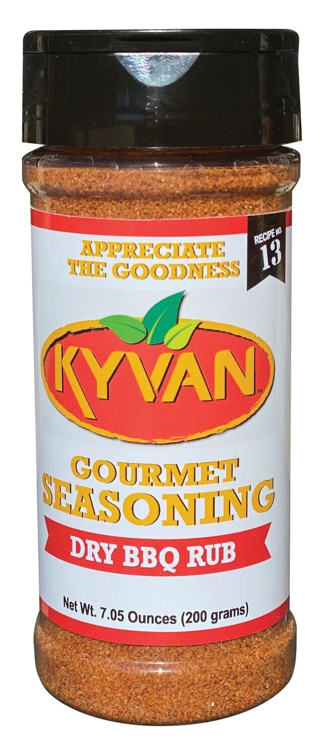 KYVAN Dry BBQ Rub, 7.05 oz
