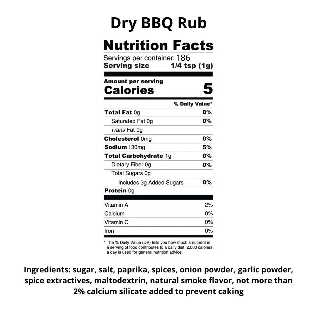 KYVAN Dry BBQ Rub, 7.05 oz