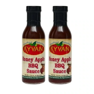 KYVAN Honey Apple BBQ Sauce-2 Pack