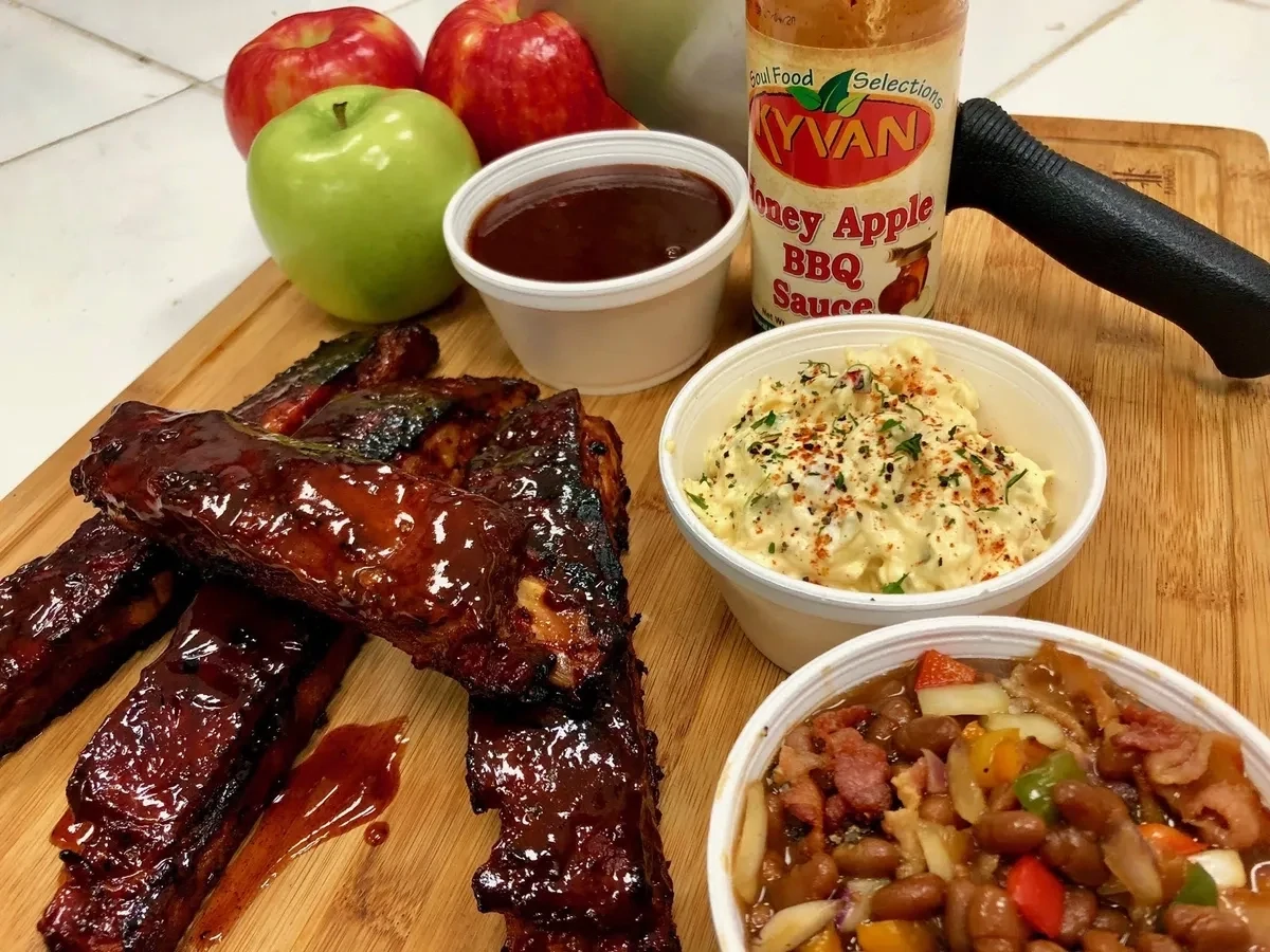 KYVAN Honey Apple BBQ Sauce- 2 Pack