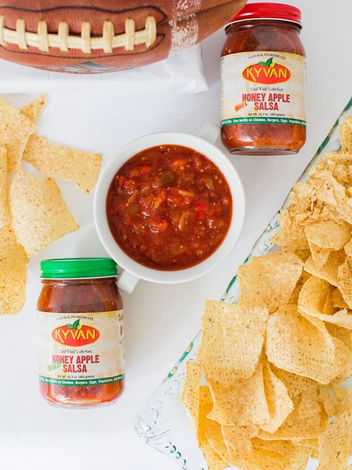 KYVAN Hot & Mild Honey Apple Salsa - 2 Pack KYVAN Hot & Mild Honey Apple Salsa - 2 Pack