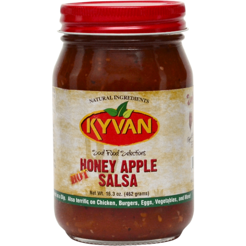 KYVAN Hot Honey Apple Salsa, 16.3 oz