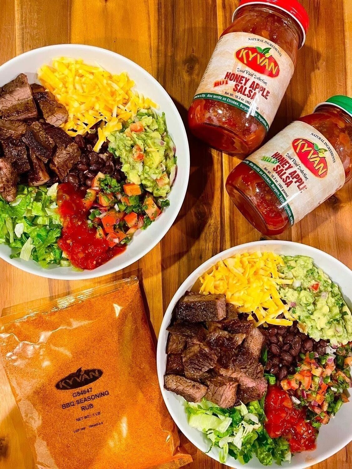 KYVAN Hot & Mild Honey Apple Salsa - 2 Pack KYVAN Hot & Mild Honey Apple Salsa - 2 Pack