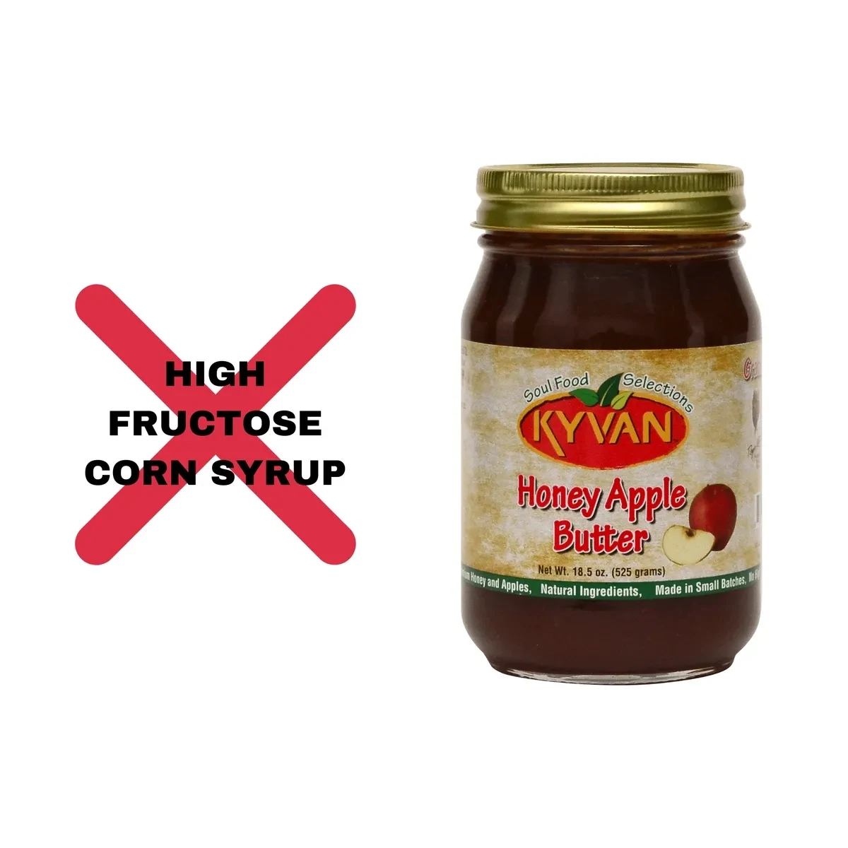 KYVAN Honey Apple Butter, 18.5 oz