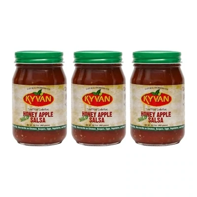 KYVAN Mild Honey Apple Salsa - 3 Pack