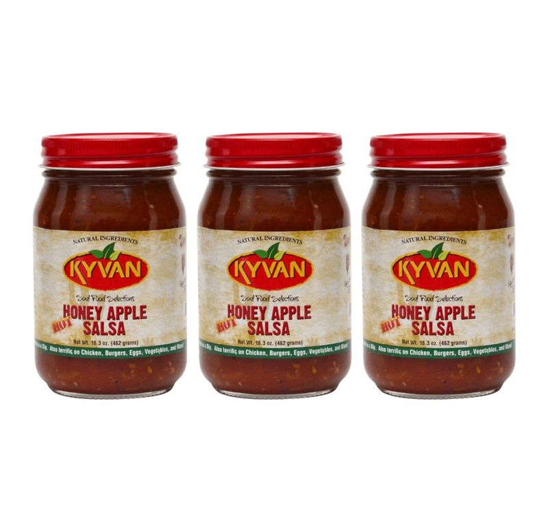 KYVAN Hot Honey Apple Salsa - 3 Pack