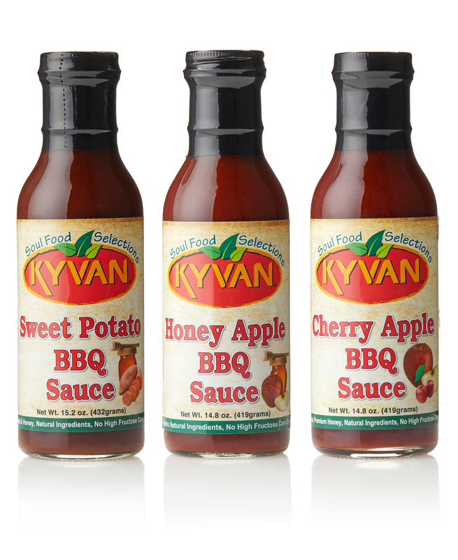 KYVAN Gourmet BBQ Sauces - 3 Pack