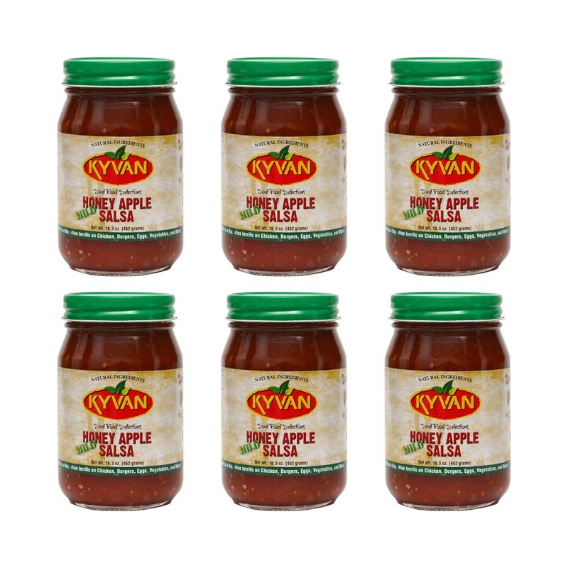 KYVAN Mild Honey Apple Salsa - 6 Pack