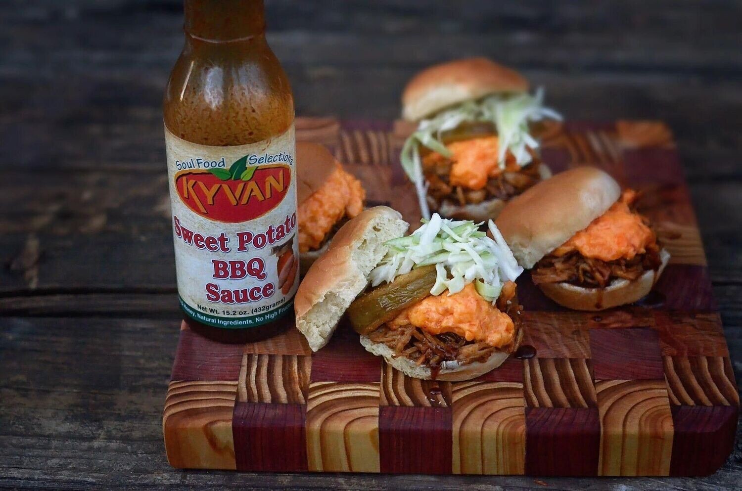 KYVAN Sweet Potato BBQ Sauce, 15.2 oz