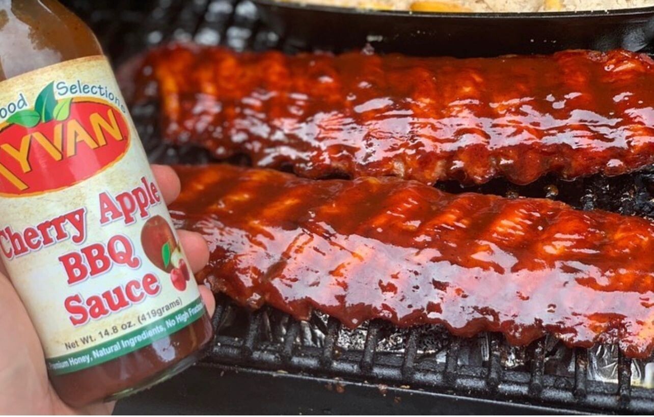 KYVAN Cherry Apple BBQ Sauce - 2 Pack