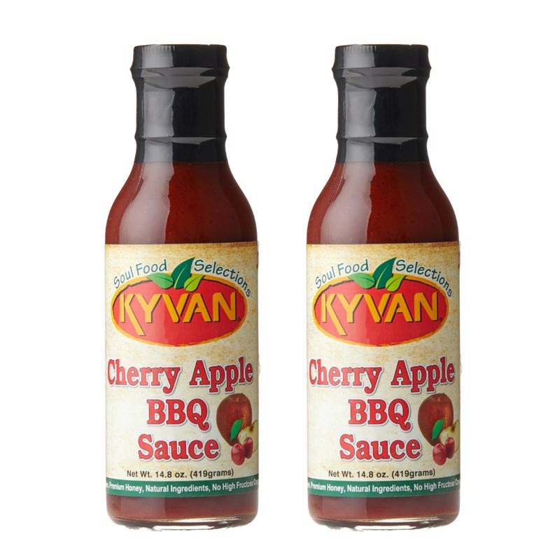 KYVAN Cherry Apple BBQ Sauce - 2 Pack