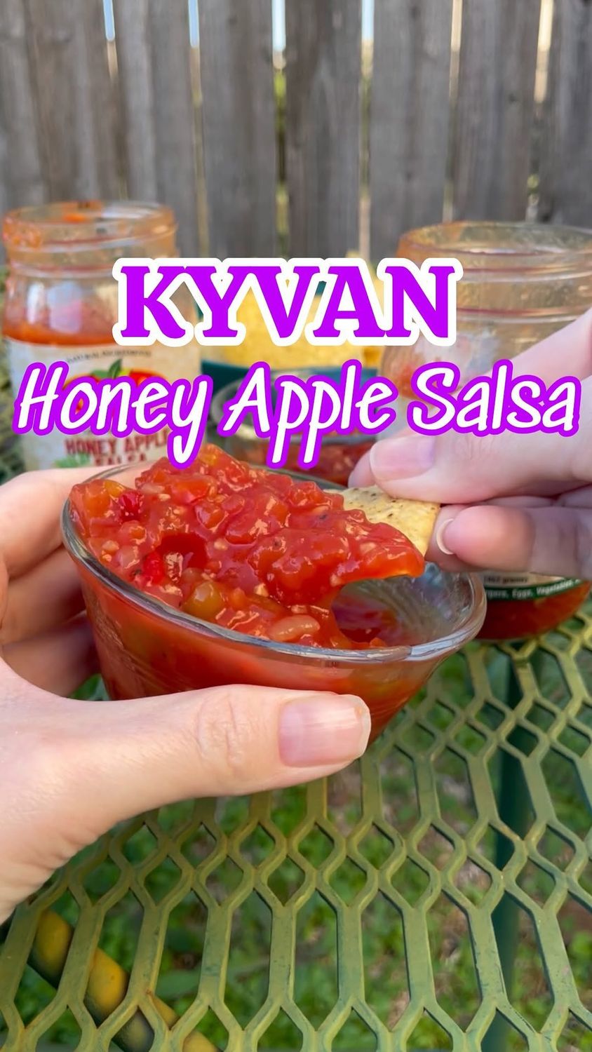 KYVAN Mild Honey Apple Salsa - 2 Pack