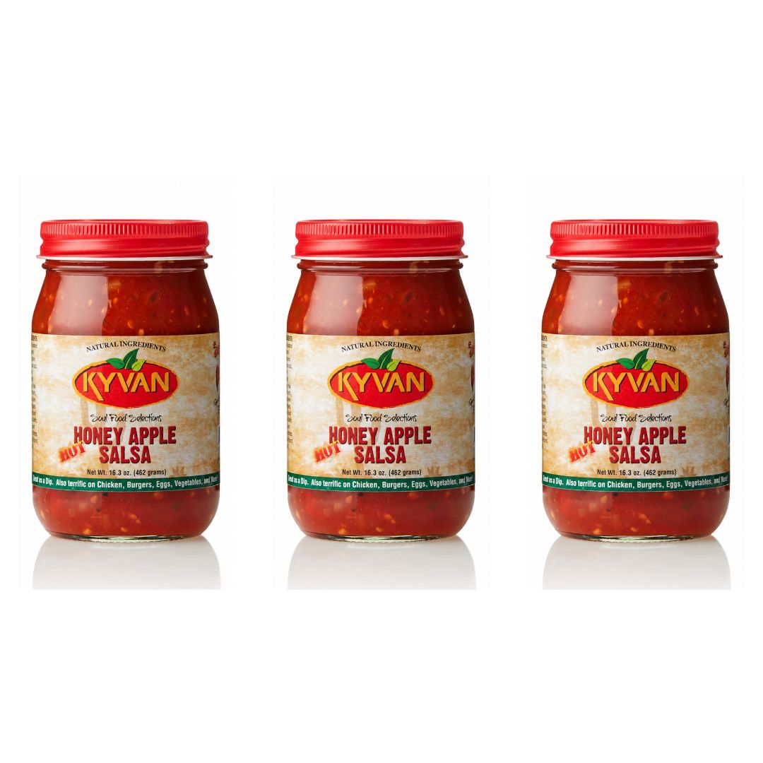 KYVAN Hot Honey Apple Salsa - 3 Pack