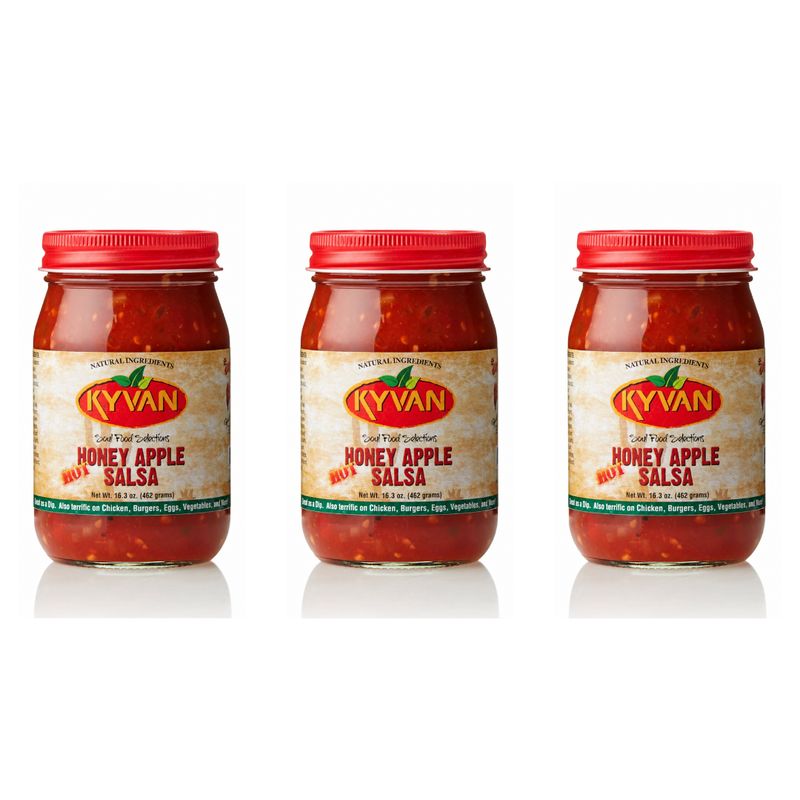 KYVAN Hot Honey Apple Salsa - 3 Pack KYVAN Hot Honey Apple Salsa - 3 Pack