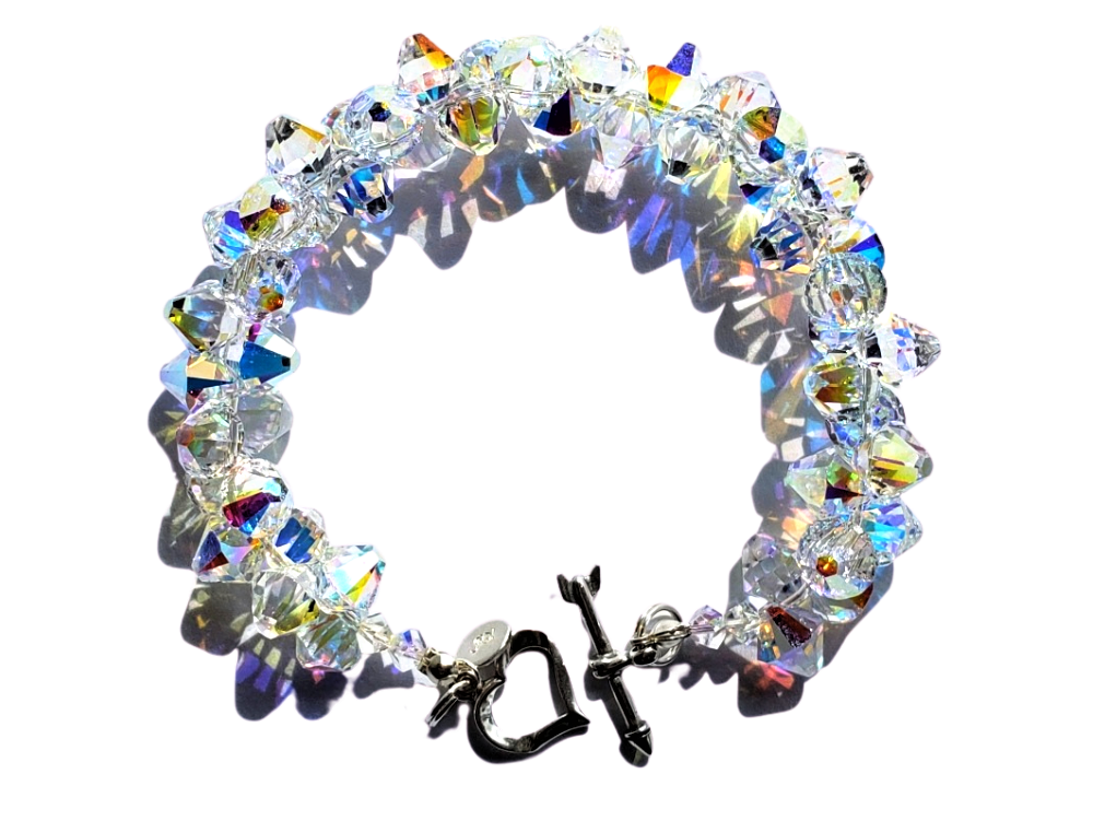 Crystal Cluster Bracelet (Large)