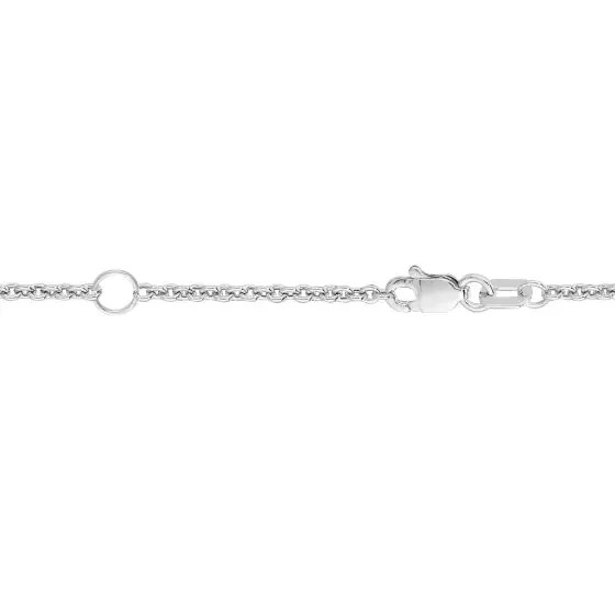 18" 18K Gold Cable Chain