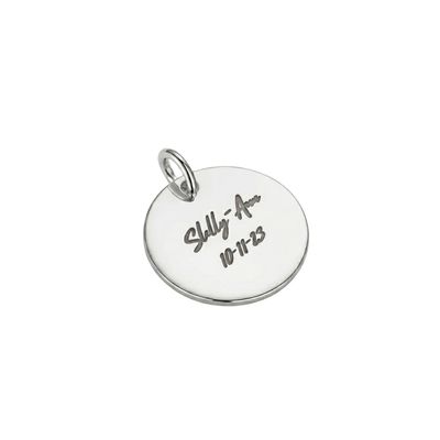 Silver Medal Pendant/Charm-Small