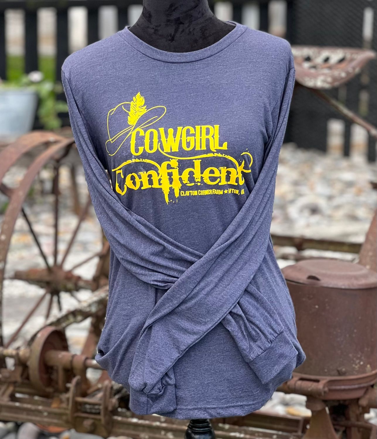 "Cowgirl Confident" Long Sleeve T-Shirt