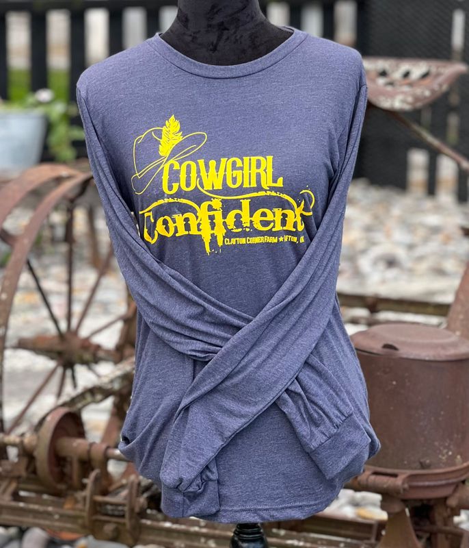 "Cowgirl Confident" Long Sleeve T-Shirt