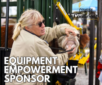 EQUIPMENT EMPOWERMENT SPONSOR-Premier Cowgirl Confident Fall '25 Event Sponsor Pkgs.