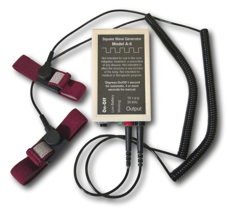 MODEL A-6  ZAPPER  WITH CONDUCTIVE WRISTBANDS