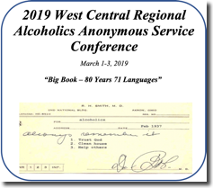 West Central Regional AA Service Conference - 2019