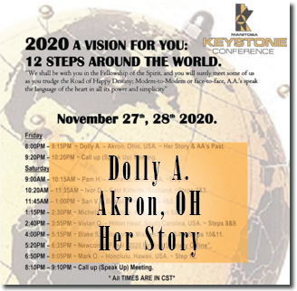 Dolly A. - Akron, OH - @ Keystone Roundup - Her Story & AA's Past