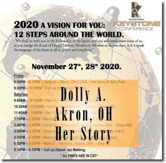 Dolly A. - Akron, OH - @ Keystone Roundup - Her Story &amp; AA&#39;s Past