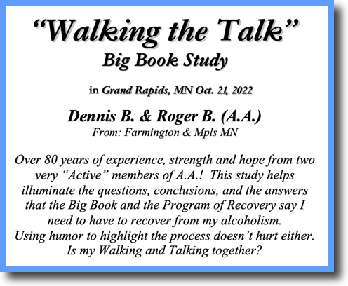 Grand Rapids Big Book Study - 2022
