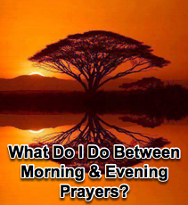 What do I do between Morning & Evening Prayers? - 9/16/09