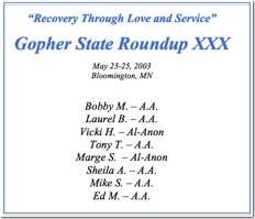Gopher State Roundup XXX - 2003