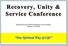 Recovery, Unity & Service Conference - 2016