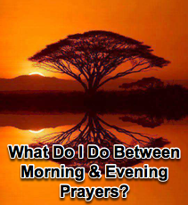 What do I do between Morning &amp; Evening Prayers? - 9/16/09