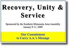 Recovery, Unity & Service Conference - 2009