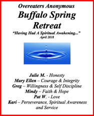 2018 O.A. Buffalo Spring Retreat