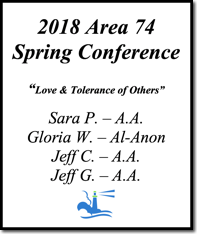 Area 74 Spring Conference - 2018