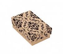 Damask Cotton Filled Jewelry Paper Box, 1 7/8'' x 1 1/4'' x 5/8''H, Priced per 100 Pk