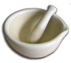 30ml Mortar with Pestle, Boxed, Price Each