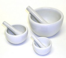 80ml Mortar with Pestle, Boxed, Price Each