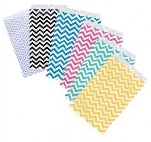 Paper Gift Bags, 6"x9", Choose Color, 100 Pk