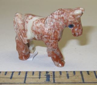 Miniature Soapstone Carving, Horse, 1 1/2" Tall, Priced Ea