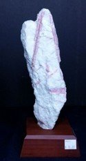 Rubellite on a Wood Base, 8" to 10" Tall, Priced Each