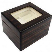 Wooden Men/Women Jewelry Box, 4 4/5”L x 4 1/10”D x 3 1/5”H, Priced Each