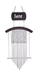 Hand Tuned Aluminum Wind Chime, 19"H x 7"W, Priced Each