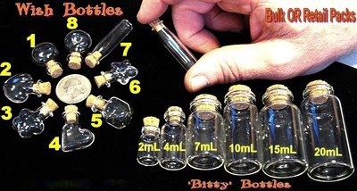 Glass Bottles with Cork